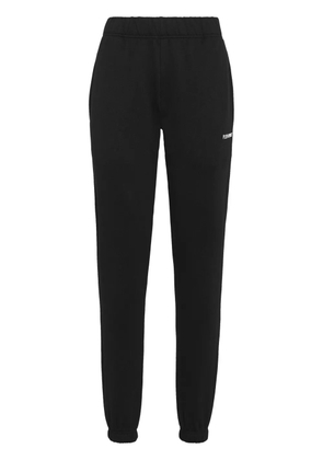 Plein Sport logo-print skinny track pants - Black