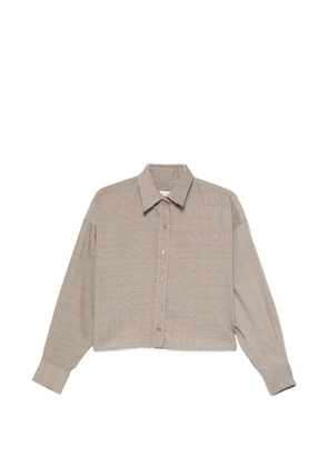 The Frankie Shop Arlen boxy shirt - Neutrals
