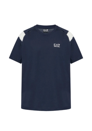 Ea7 Emporio Armani logo-print T-shirt - Blue