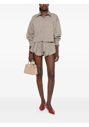 The Frankie Shop Arlen boxy shirt - Neutrals