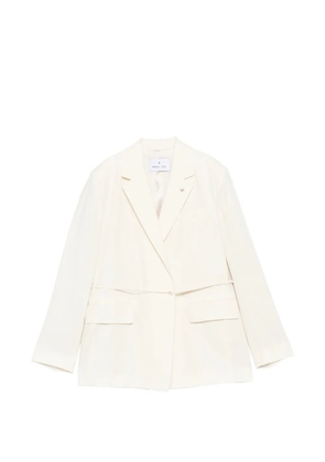 Manuel Ritz belted notch-lapels jacket - Neutrals