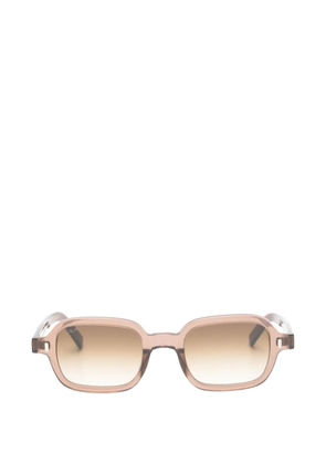 L.G.R Marrakech Bold rectangle-frame sunglasses - Brown