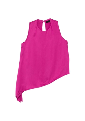 LIU JO asymmetric-hem sleeveless top - Pink