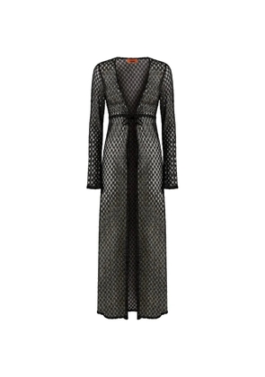 Missoni long-sleeve cover-up - Black
