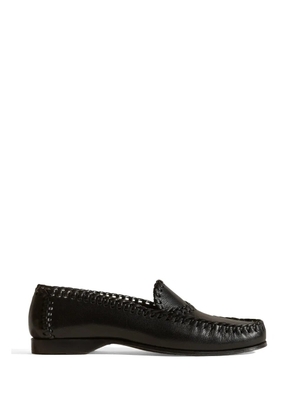 Hereu Sastre braided-seam loafers - Black