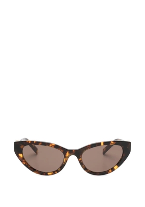 Miu Miu Eyewear tortoiseshell-effect cat-eye sunglasses - Brown