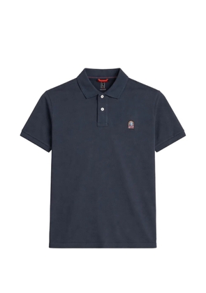Parajumpers logo-patch polo shirt - Blue