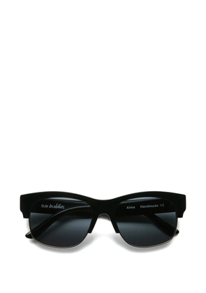 Sun Buddies Alma round-frame sunglasses - Black
