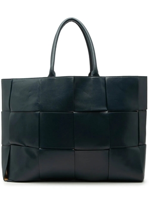 Bottega Veneta Pre-Owned 2012-2026 Large Leather Intrecciato The Arco tote bag - Blue