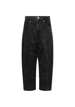Undercover panelled cropped jeans - Black