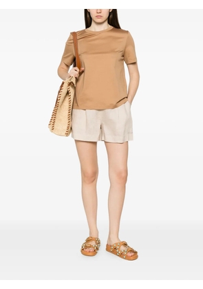 MC2 Saint Barth Amani pleated shorts - Neutrals