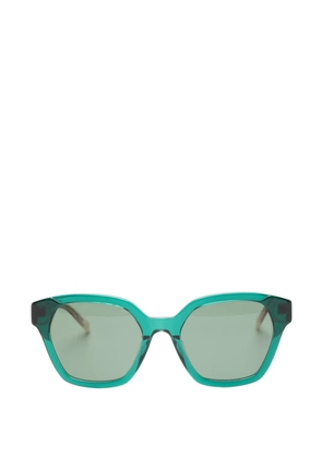 Benetton Marro geometric-frame sunglasses - Green