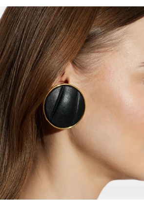 Chloé Pleats clip-on earrings - Black