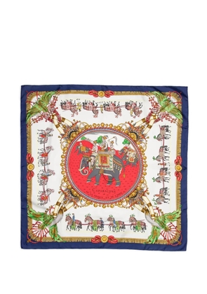 Hermès Pre-Owned Caparaçons scarf - White