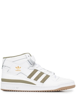 adidas high-top lace-up sneakers - White