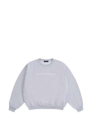 Gosha Rubchinskiy logo-print oversized sweater - Grey