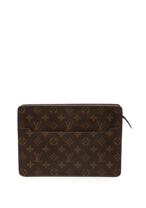 Louis Vuitton Pre-Owned 2000 Monogram Pochette Homme clutch bag - Brown