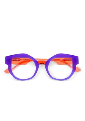 Face À Face round-frame glasses - Orange