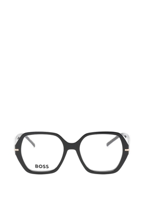 BOSS geometric-frame glasses - Black