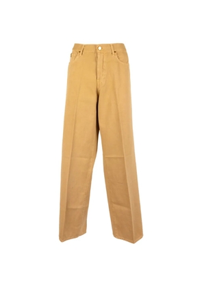 Jacob Cohën pressed-crease jeans - Yellow