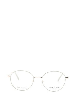 CHARLES STONE round-frame glasses - Gold
