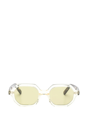 L.G.R Zanzibar Bold geometric-frame sunglasses - Yellow