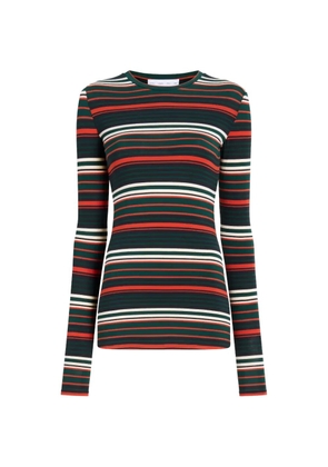 Proenza Schouler White Label Mae striped T-shirt - Green