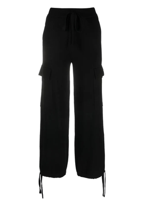 P.A.R.O.S.H. drawstring-waistband cargo trousers - Black