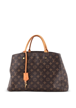 Louis Vuitton Pre-Owned Montaigne Handbag Monogram Canvas GM tote bag - Brown
