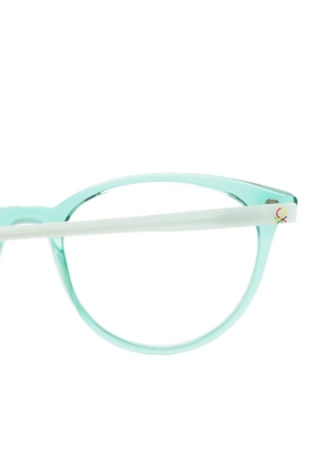 Benetton round-frame glasses - Green