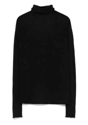 Roberto Collina semi-sheer sweater - Black