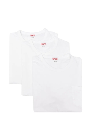 visvim Sublig Jumbo chest-pocket T-shirt (set of three) - White