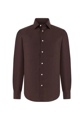 Boggi Milano long-sleeve shirt - Brown