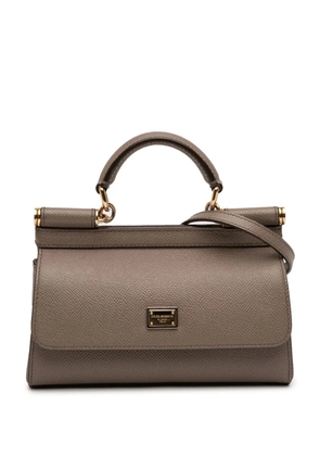 Dolce & Gabbana Pre-Owned 2010-2026 Mini Dauphine Calfskin Sicily satchel - Brown