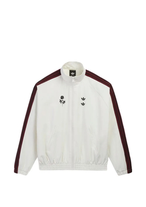 adidas x Willy Chavarria logo-print zip-up sweatshirt - White
