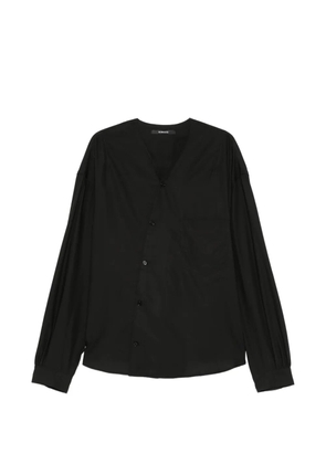 SONGZIO Hanbok asymmetric-fastening shirt - Black
