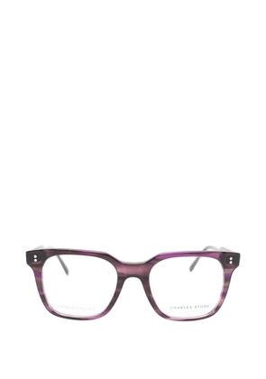 CHARLES STONE square-frame glasses - Purple