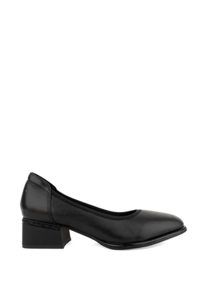 LINDA BAUMANN crystal-embellished block-heel pumps - Black