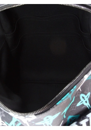 Louis Vuitton Pre-Owned Discovery Graffiti Monogram Eclipse Canvas PM backpack - Black