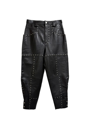 Isabel Marant Vintage Viamao studded trousers - Black