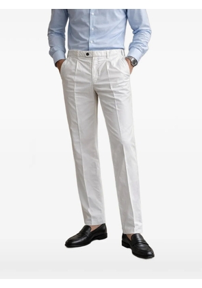 Brunello Cucinelli belt-loops trousers - White