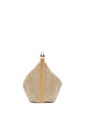 Cult Gaia Rue crystal-embellished clutch bag - Gold