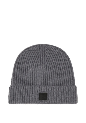 Ferragamo ribbed-knit beanie - Grey