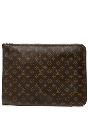 Louis Vuitton Pre-Owned 2002 Monogram Poche Documents Portfolio business bag - Brown