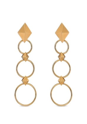 Cadar Python drop earrings - Gold