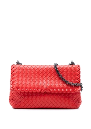 Bottega Veneta Pre-Owned 2012-2026 Small Nappa Intrecciato Olimpia shoulder bag - Red