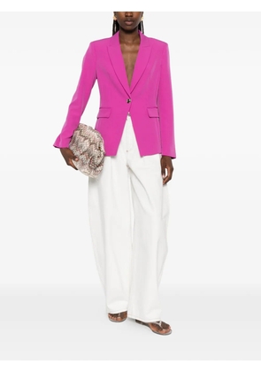 LIU JO single-breasted peak-lapel blazer - Pink