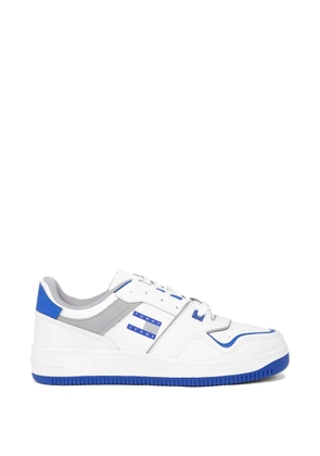 Tommy Hilfiger panelled logo-patch sneakers - White