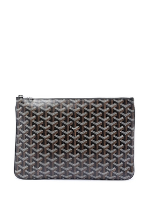 Goyard Pre-Owned 2015 Goyardine Senat MM clutch bag - Black