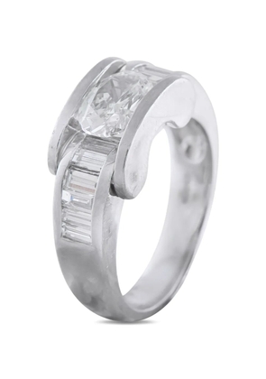 LB Exclusive East-West diamond ring - Silver